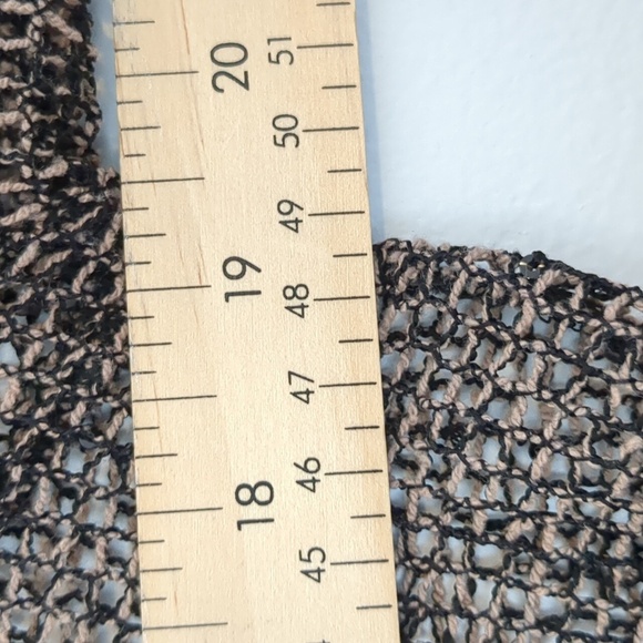 Point Zero Sheer Blouse Womens XXL Pullover Sequin Formal Corpcore - Picture 5 of 7